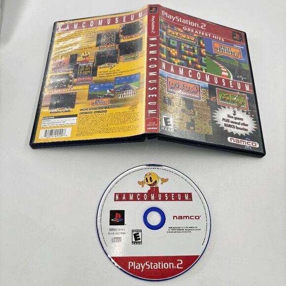 Namcomuseum Greatest Hits ps2 Disc & Case Tested & Working Sony Playstation 2 - Picture 1 of 5